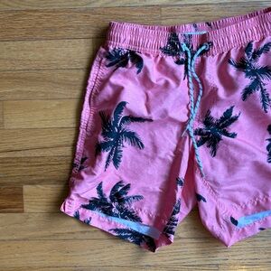 Pink Palm Tree XS Boys Swim Shorts Trunks Summer